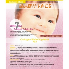 BABY FACE Collagen Whitening Mask 雪白晶瑩骨膠原面膜