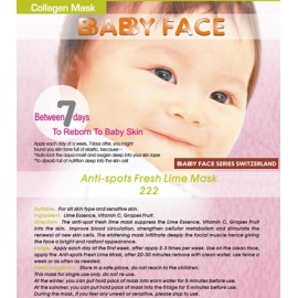 BABY FACE Anti-spots Fresh Lime Mask 青檸醒神去斑面膜